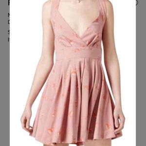 Free People halter floral print dress